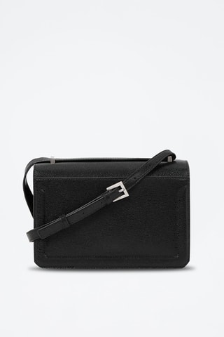 Sac bandoulière en cuir - Noir