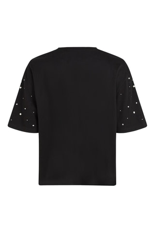 T-shirt in cotone bio - Nero