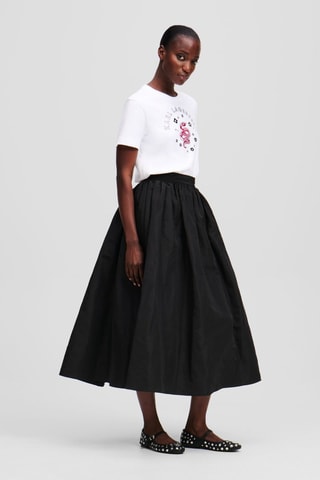 Jupe longue taille haute - Noir