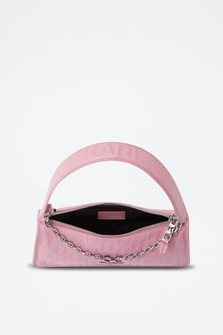 Sac porté épaule en cuir - Rose