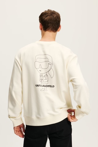 Sweat en coton biologique - Écru