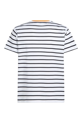 T-shirt en coton biologique - Blanc et noir