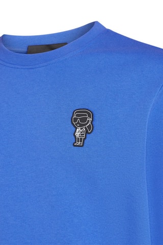 Sweat en coton biologique - Bleu