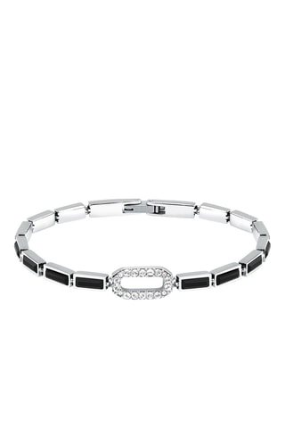 Bracelet - Argenté et noir
