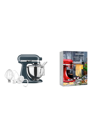 Robot pâtissier multifonction à tête inclinable 5KSM95PSEBS - 4,3 l et Livre "Pour tout cuisiner"