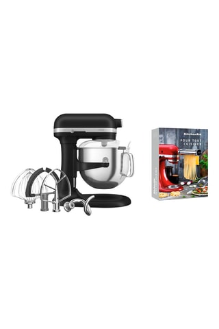 Robot pâtissier multifonction à bol relevable Artisan 6,6 l 5KSM70SHXEBM et livre "Pour tout cuisiner" offert