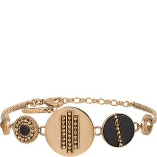 Pulsera Hawai - Latón bañado en oro fino y nácar