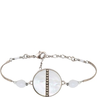 Pulsera Hawai - Latón y nácar