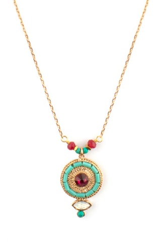 Collar Fujita - Perlas japonesas, jades, hematitas, turquesas y nácar