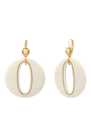Pendientes bañados en oro fino amarillo