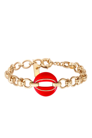 Pulsera bañada en oro fino amarillo