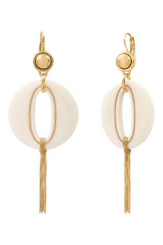 Pendientes bañados en oro fino amarillo