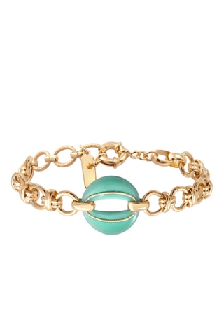 Pulsera bañada en oro fino amarillo