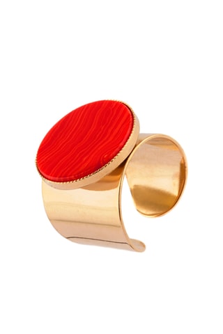 Anillo bañado en oro fino amarillo - Espinela