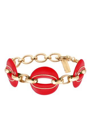 Pulsera bañada en oro fino amarillo