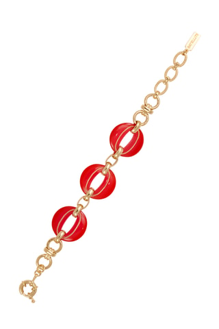 Pulsera bañada en oro fino amarillo