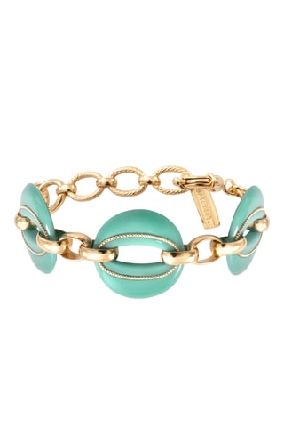 Pulsera bañada en oro fino amarillo