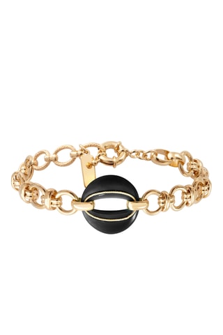 Pulsera bañada en oro fino amarillo