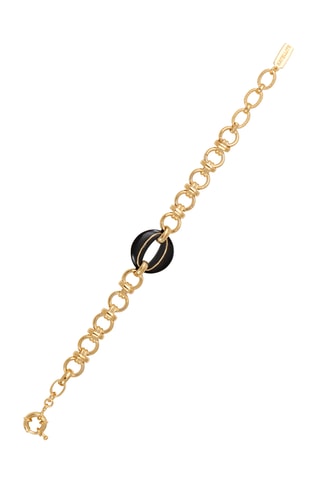 Pulsera bañada en oro fino amarillo