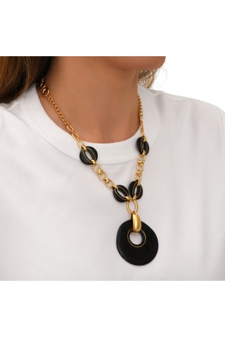 Collar bañado en oro fino amarillo