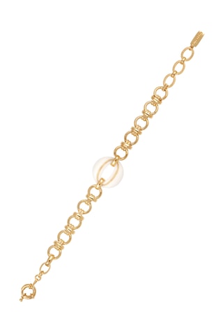 Pulsera bañada en oro fino amarillo