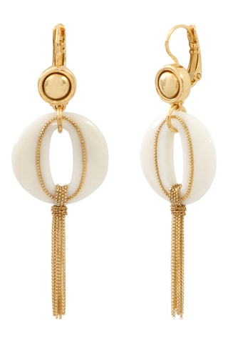 Pendientes bañados en oro fino amarillo