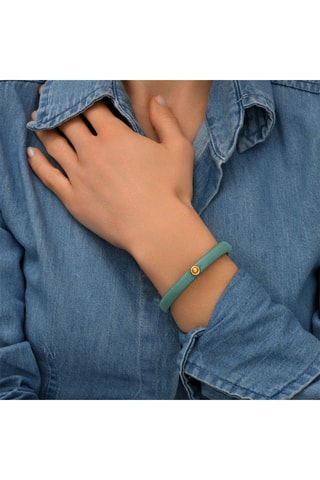 Pulsera bañada en oro fino amarillo