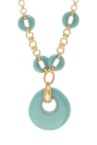 Collar bañado en oro fino amarillo