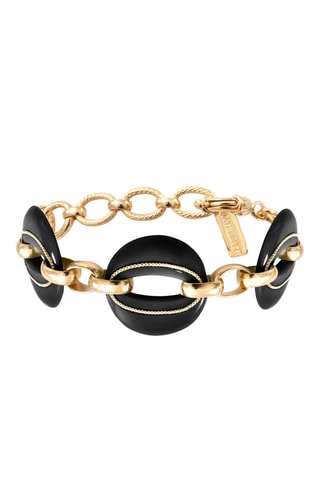 Pulsera bañada en oro fino amarillo