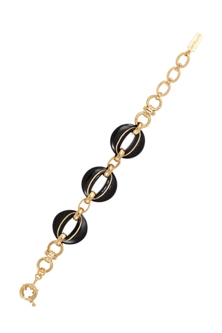 Pulsera bañada en oro fino amarillo