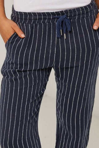 Linnen Broek - Blauw