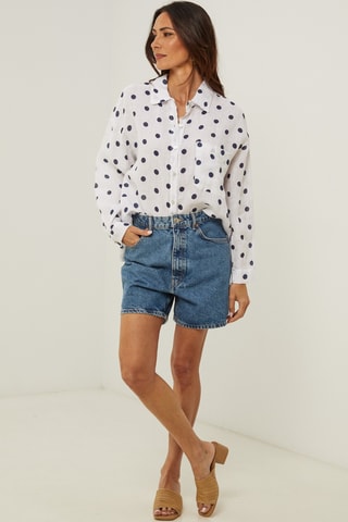 Linnen Blouse - Wit