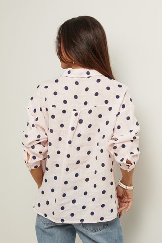 Linnen Blouse - Roze