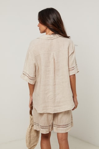 Linnen Blouse - Beige