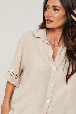 Linnen Blouse - Beige