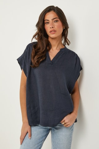 Top - Blauw