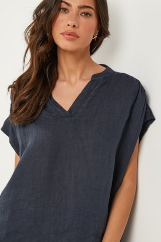 Top - Blauw
