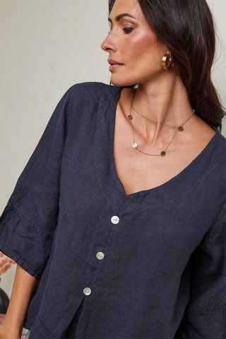 Top - Blauw