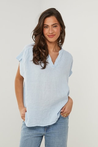 Top - Blauw