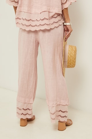 Linnen Broek - Roze