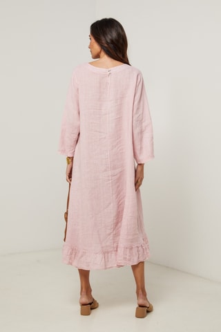 Linnen Jurk - Roze