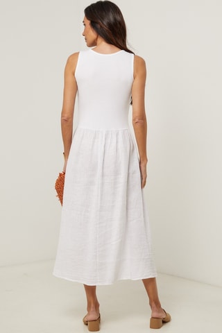 Midi-jurk - Wit