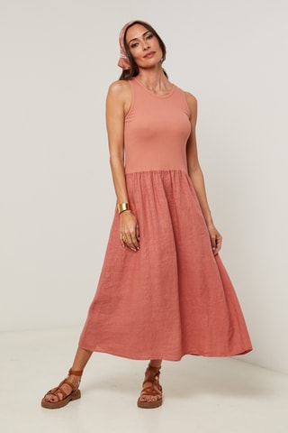 Midi-jurk - Rood