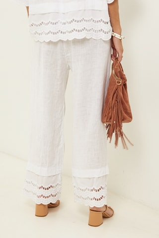 Linnen Broek - Wit