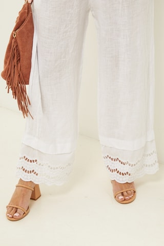 Linnen Broek - Wit