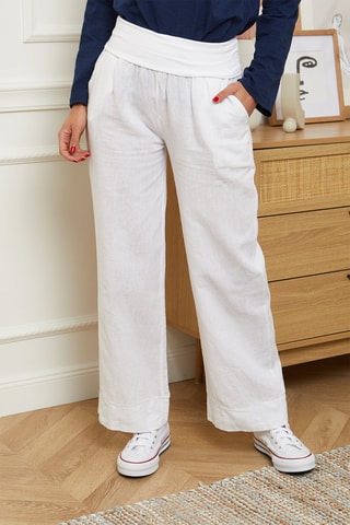 Broek Wide Legs - Wit