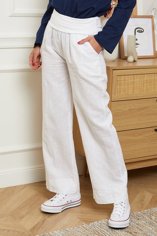 Broek Wide Legs - Wit
