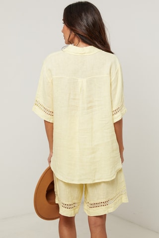 Linnen Blouse - Geel