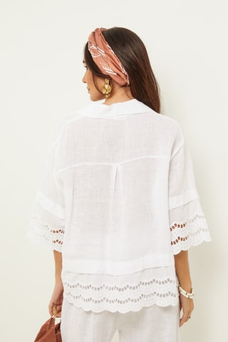 Linnen Blouse - Wit