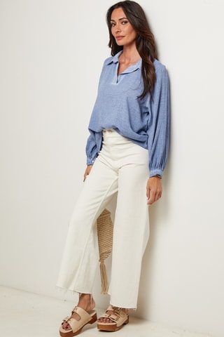 Top - Blauw